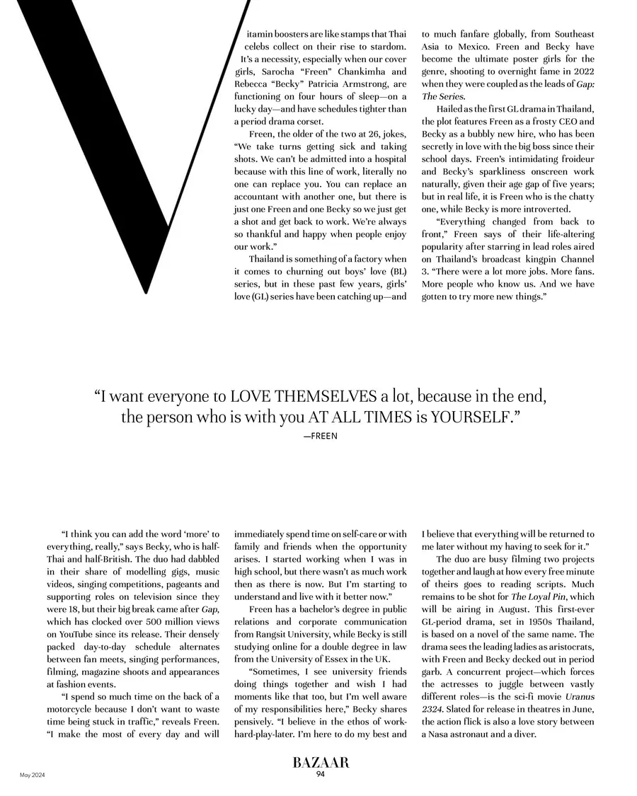 ฟรีน-เบ็คกี้ @ Harpers BAZAAR Singapore May 2024