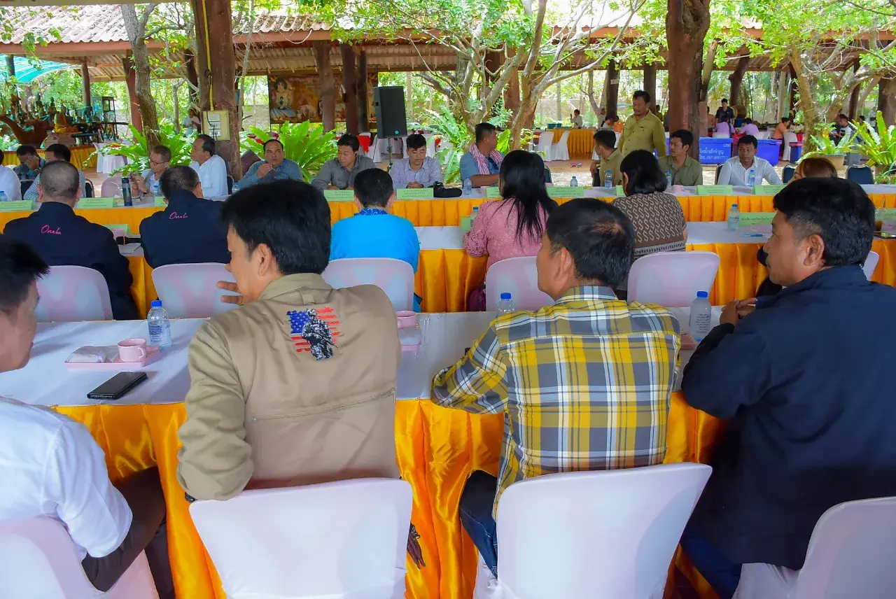 Cambodian Authorities 🇰🇭 Learned Thai Arts and Culture 🇹🇭 at Wat Phu Man Fah