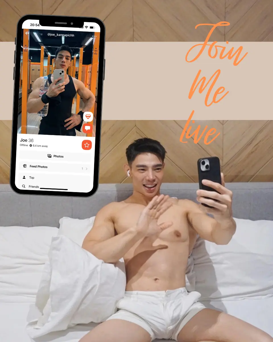 ตามมาเจอหนุ่มๆ หลากหลายสไตล์ในไลฟ์ที่ Hornet Live นะครับ  ไลฟ์สนุก มีเพื่อนเพิ่มง่ายๆ แค่กดปุ่ม (((*))) ที่อยู่ตรงกลางด้านล่างของหน้าแอพ Hornet ได้เลย