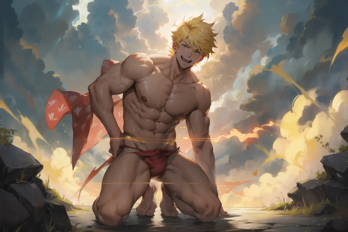 การ์ตูนผู้ชายหล่อเท่ 105