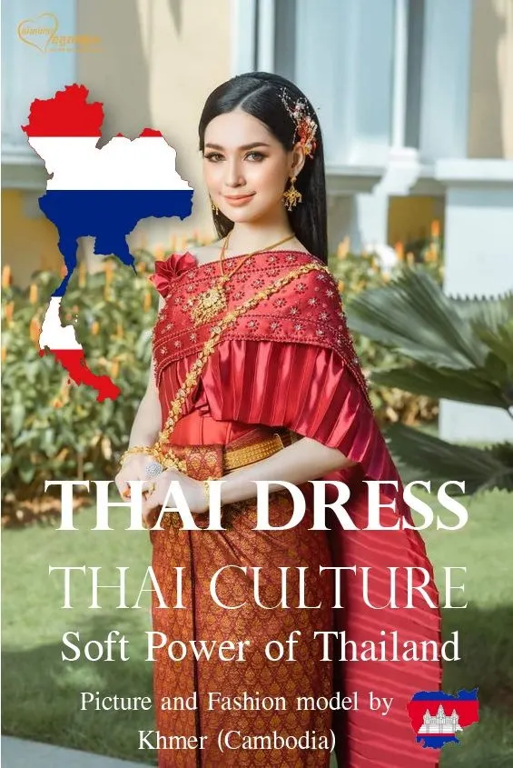 Cambodia wedding costume.Khmer wedding dress. Cambodian wedding by Thai dress.