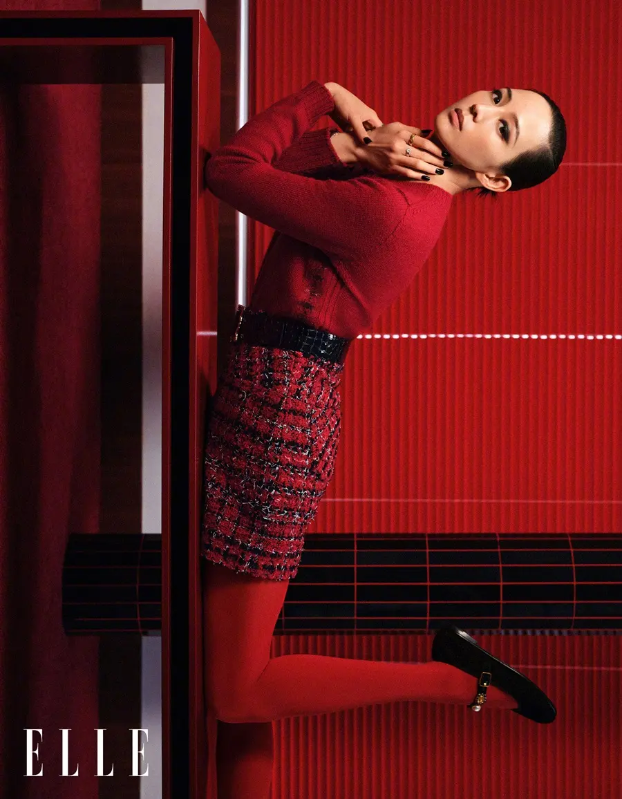 Janine Chang @ ELLE China July 2024