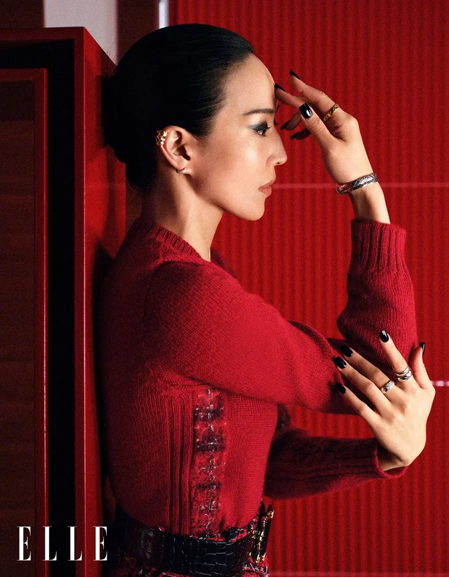 Janine Chang @ ELLE China July 2024