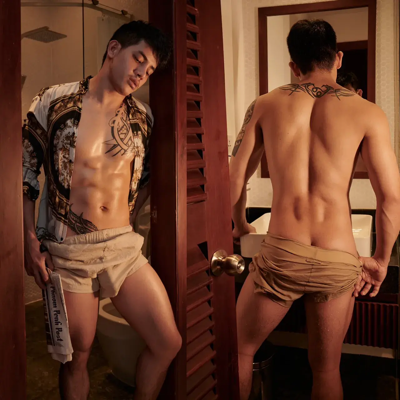 ใส่แบบนี้ มีหลักฐานที่ กำแพงนครวัด