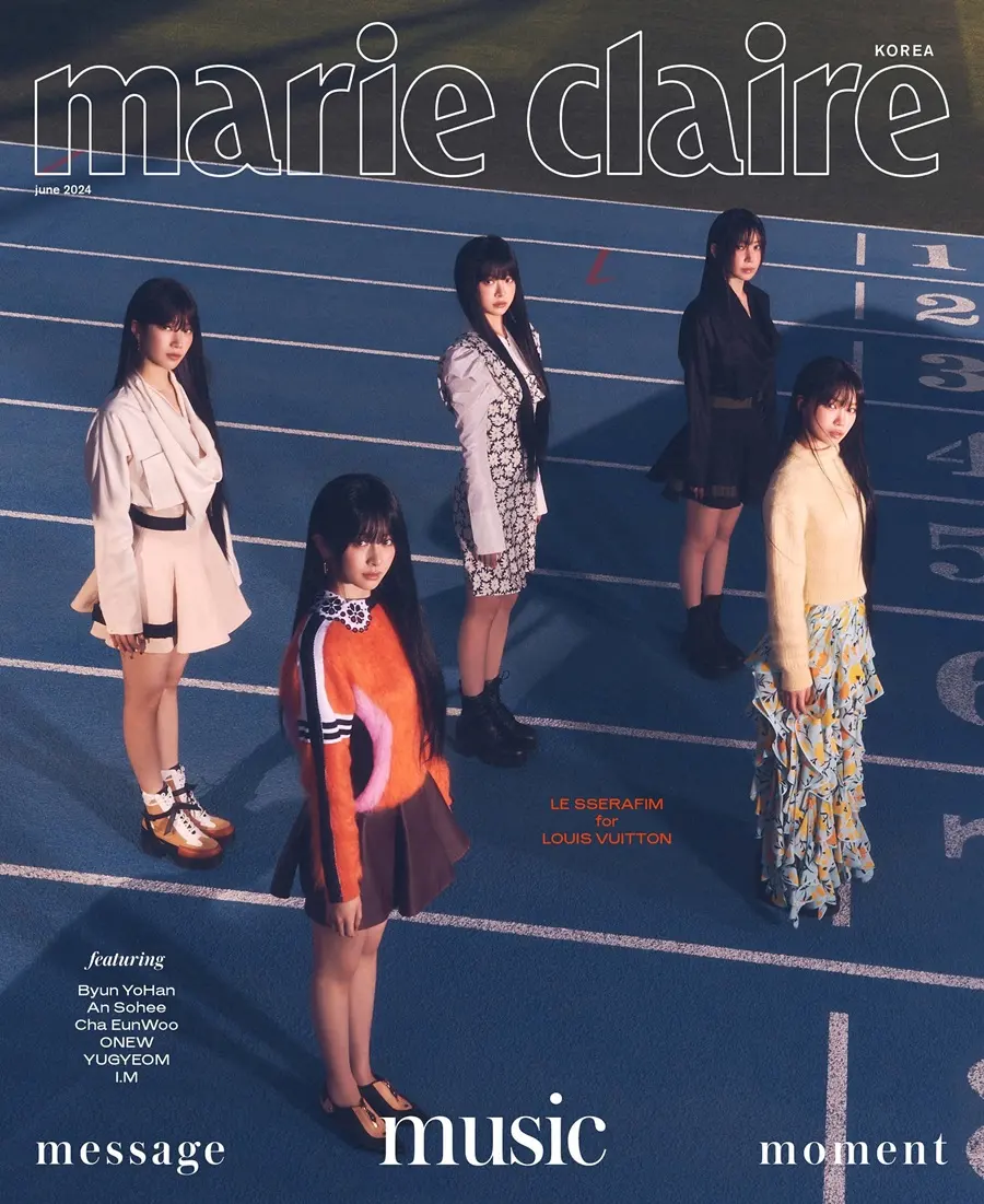 LE SSERAFIM @ Marie Claire Korea June 2024