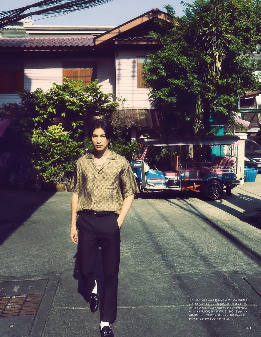 กลัฟ คณาวุฒิ @ madame FIGARO japon July 2024