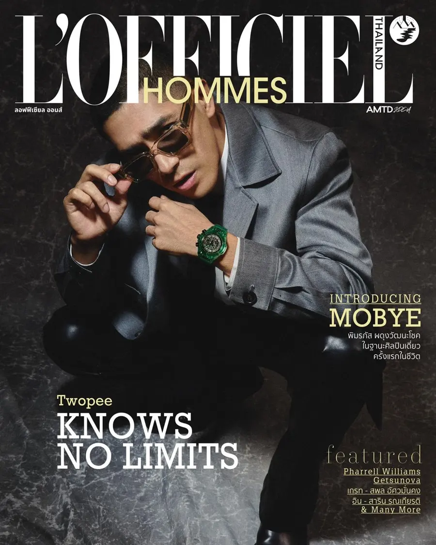 โต้ง ทูพี-พิทวัส @ L'Officiel Hommes Thailand June 2024