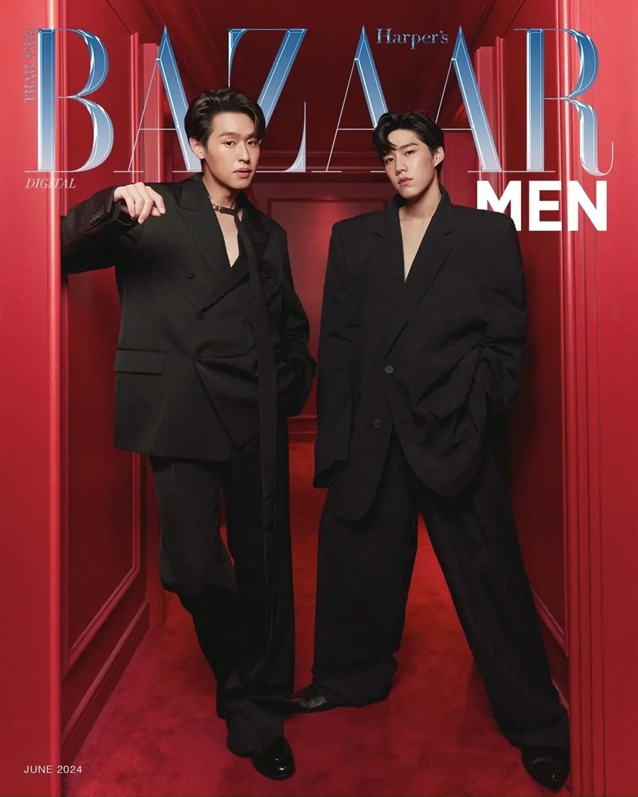 บิวกิ้น พุฒิพงศ์ & พีพี กฤษฏ์ @ Harper's BAZAAR Men Thailand June 2024