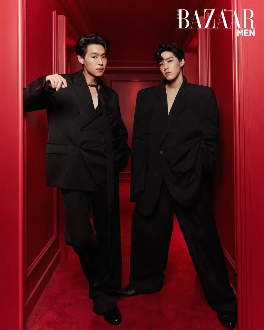 บิวกิ้น พุฒิพงศ์ & พีพี กฤษฏ์ @ Harper's BAZAAR Men Thailand June 2024