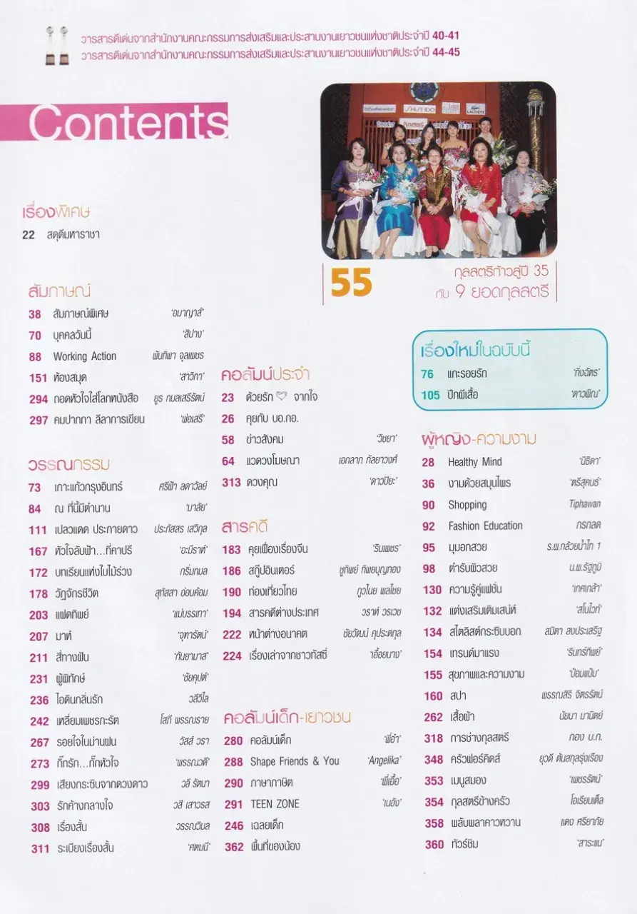 (วันวาน) กบ สุวนันท์ @ นิตยสาร กุลสตรี ปีที่ 34 ฉบับที่ 803 ปักษ์หลัง มิถุนายน 2547