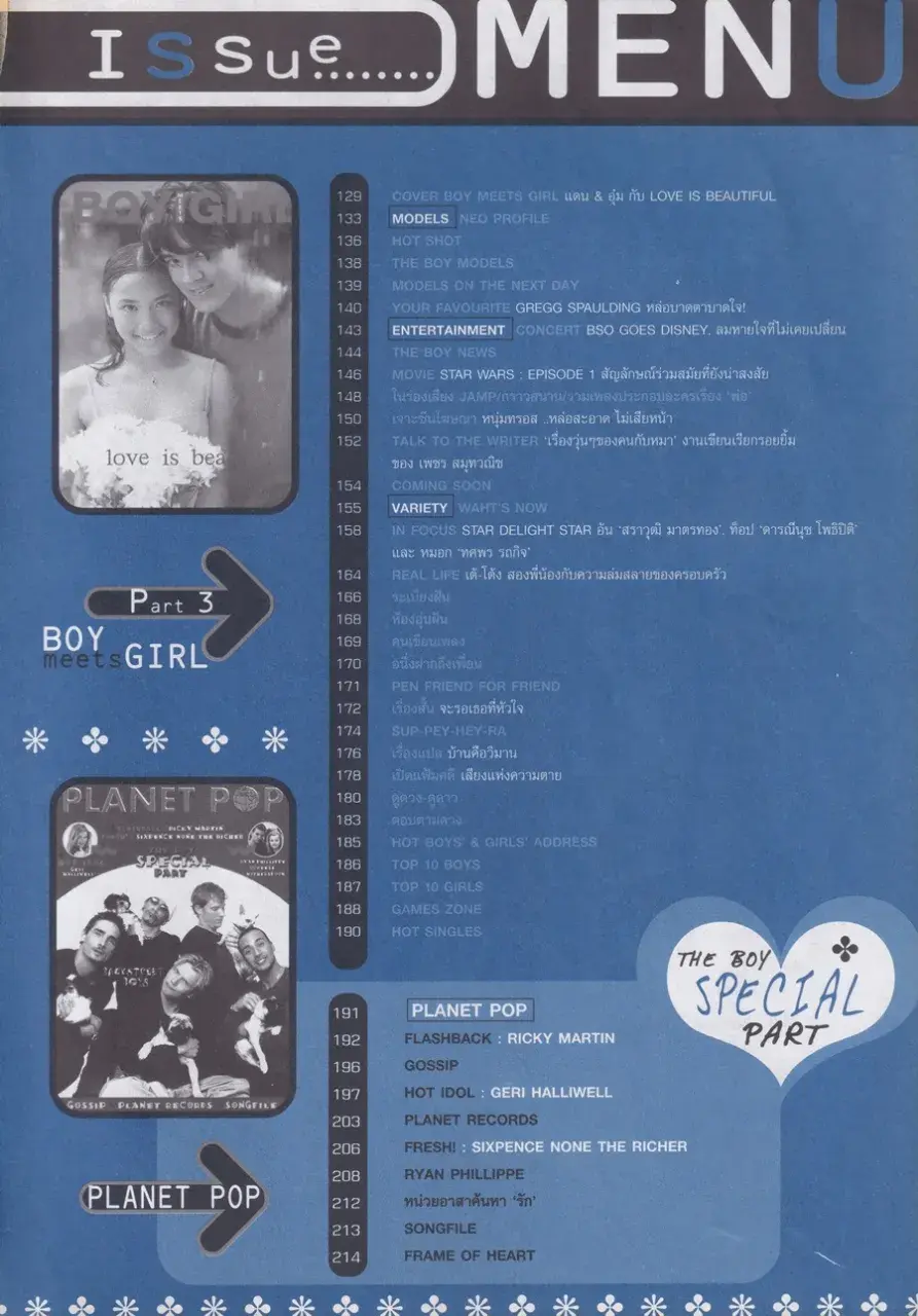 (วันวาน) THE BOY MAGAZINE VOL.11 NO.155 (LEO PUT)