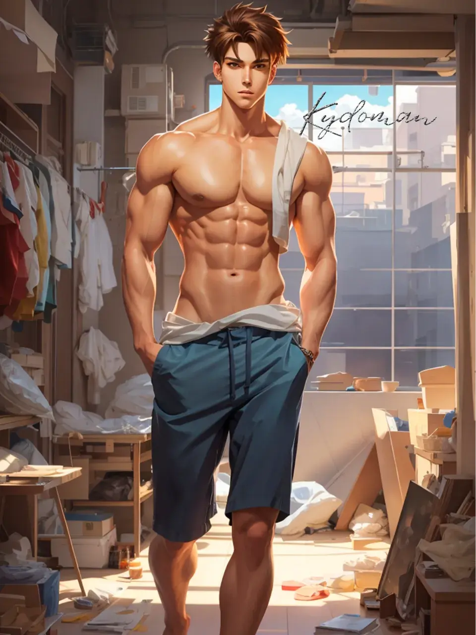 การ์ตูนผู้ชายหล่อเท่ 120