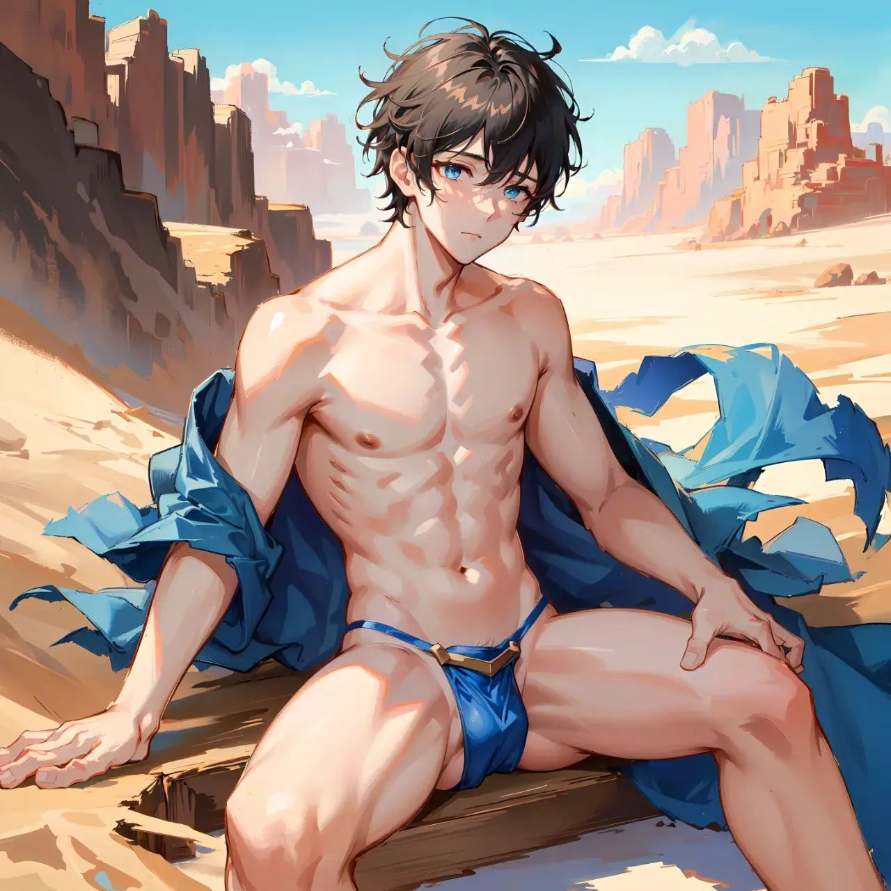 การ์ตูนผู้ชายหล่อเท่ 130