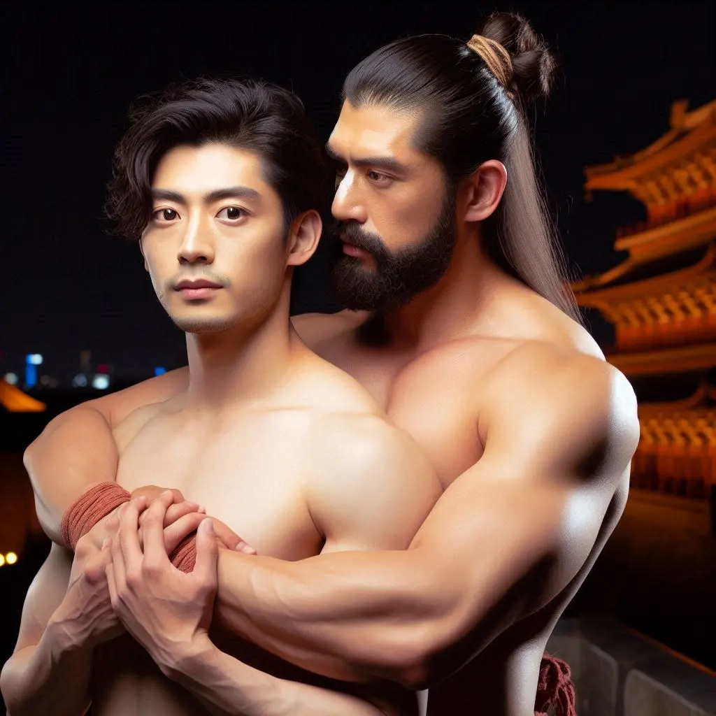 Ancient Chinese boys love : AI Art