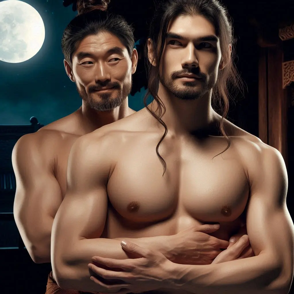 Ancient Chinese boys love : AI Art