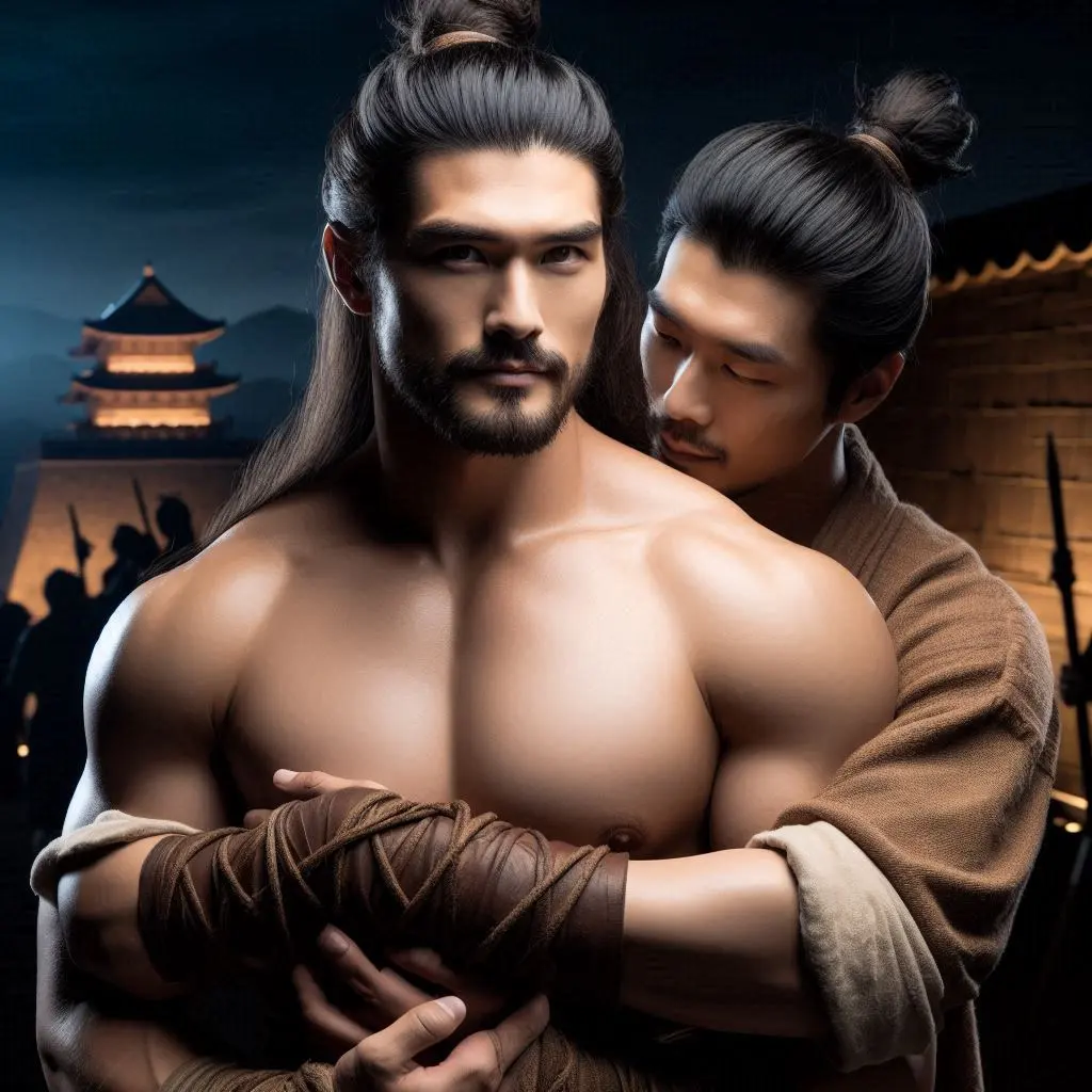 Ancient Chinese boys love : AI Art