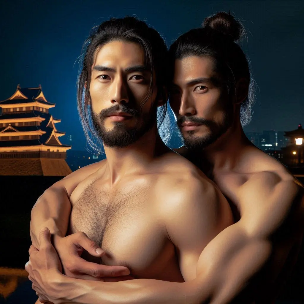 Ancient Chinese boys love : AI Art
