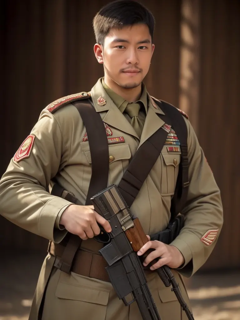 Sexy Uniform Guy : AI Art