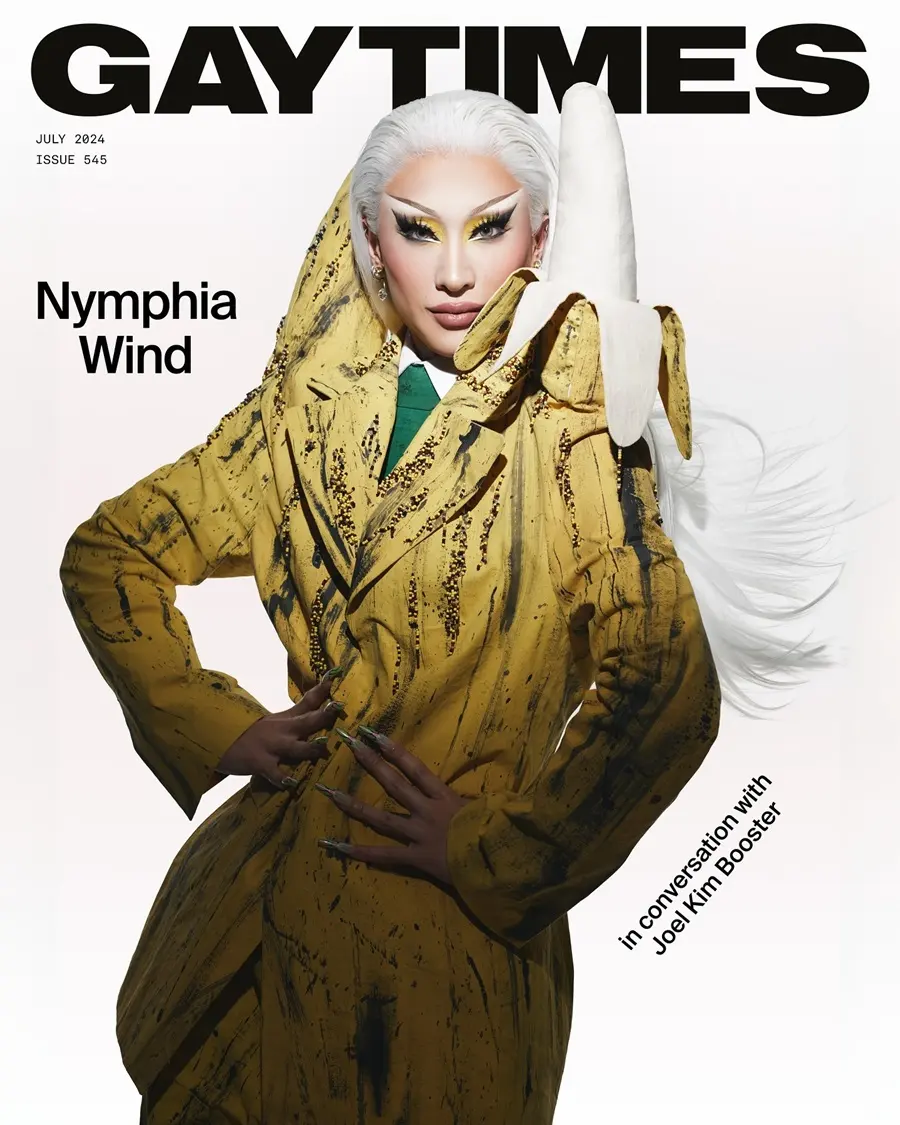 Nymphia Wind @ GAY TIMES UK July 2024