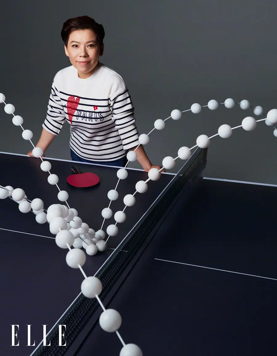 Deng Yaping & Ding Ning @ ELLE China August 2024