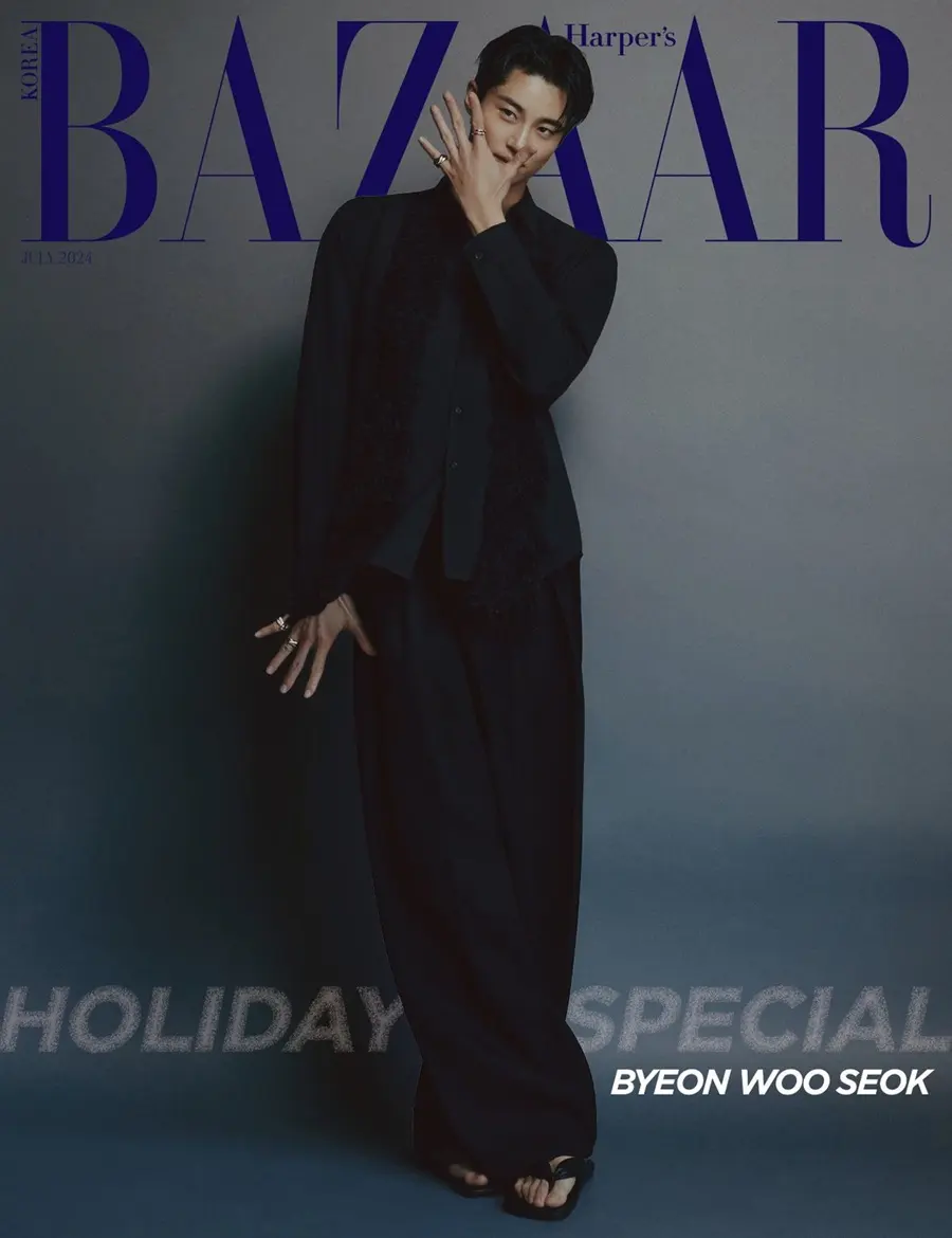Byeon Woo seok @ Harper's BAZAAR Korea July 2024