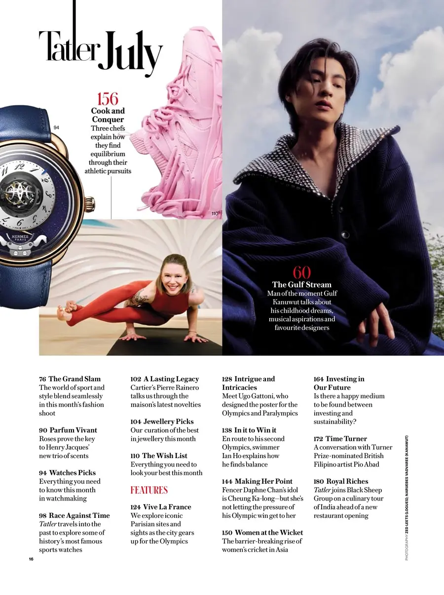 กลัฟ คณาวุฒิ @ Tatler Hong Kong July 2024
