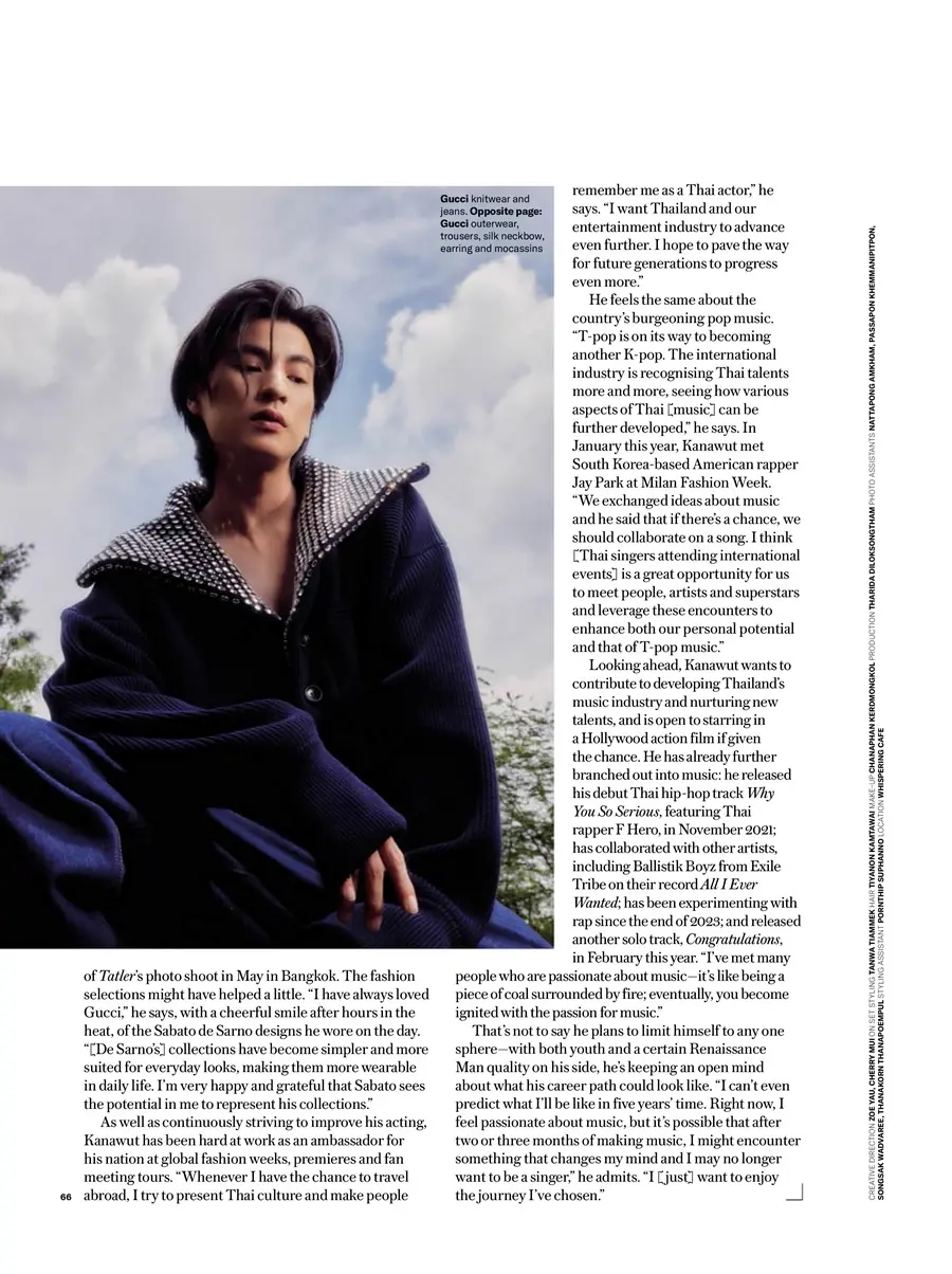 กลัฟ คณาวุฒิ @ Tatler Hong Kong July 2024
