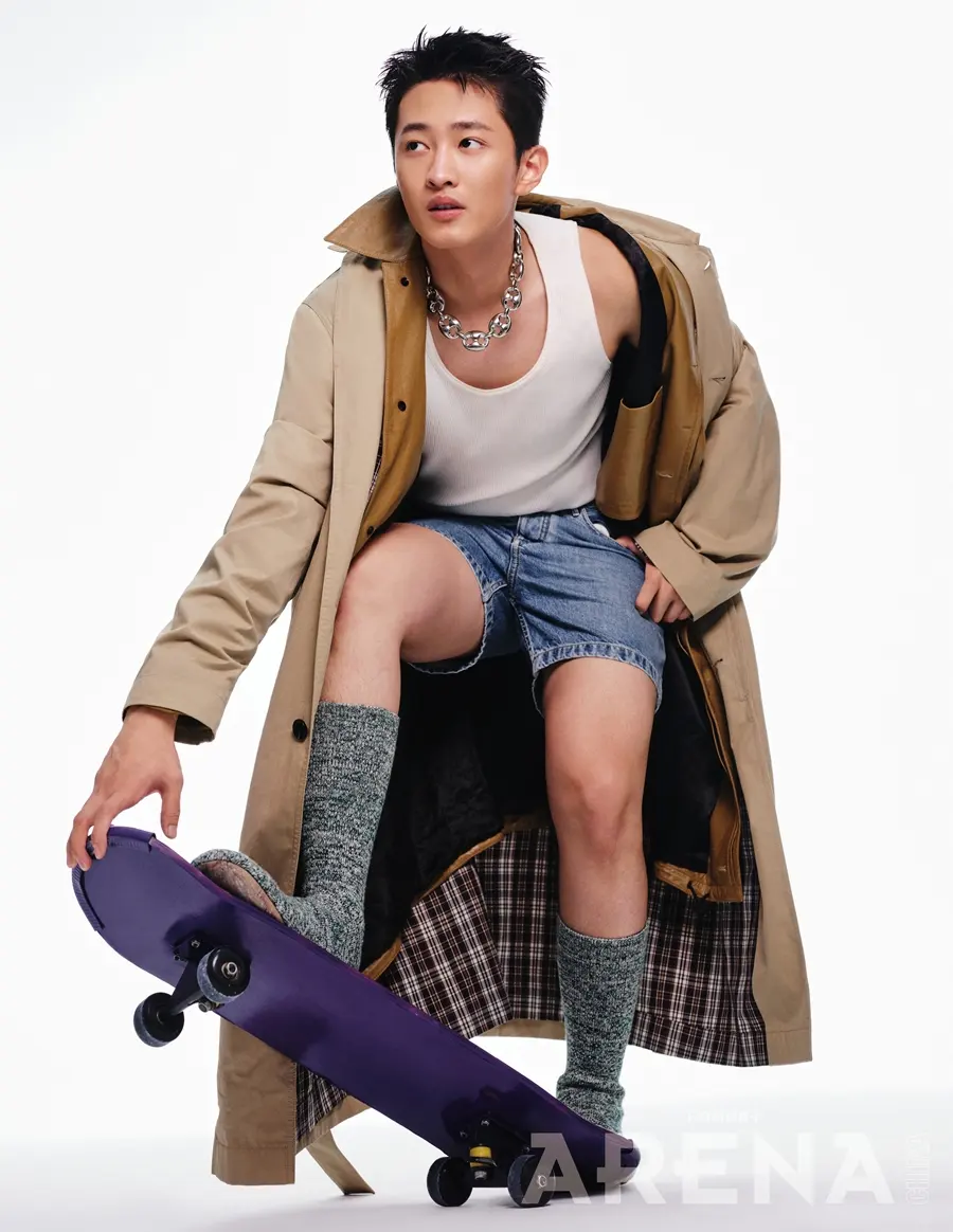 Shi Pengyuan @ Arena HOMME+ China August 2024
