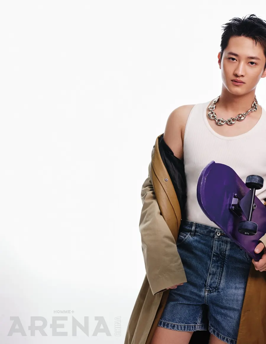 Shi Pengyuan @ Arena HOMME+ China August 2024