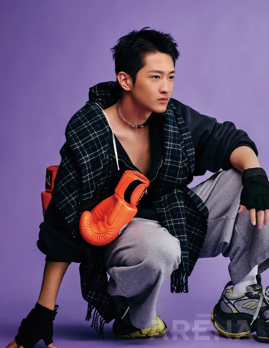 Shi Pengyuan @ Arena HOMME+ China August 2024