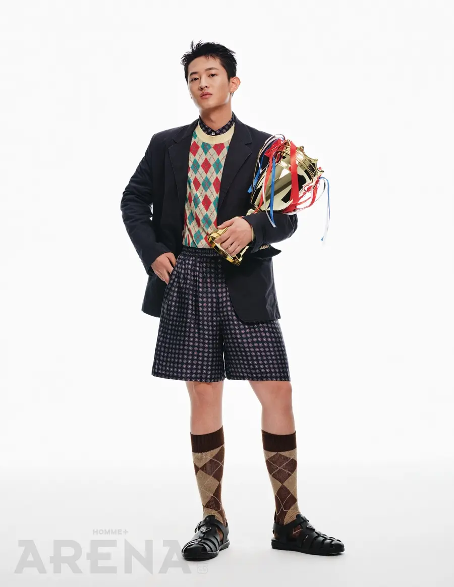 Shi Pengyuan @ Arena HOMME+ China August 2024