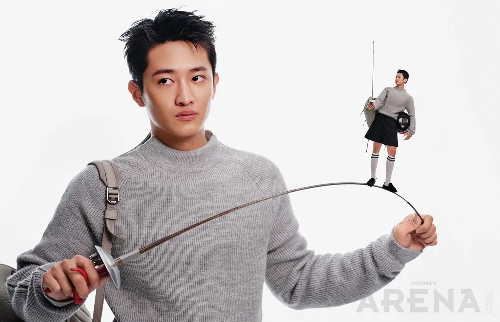 Shi Pengyuan @ Arena HOMME+ China August 2024