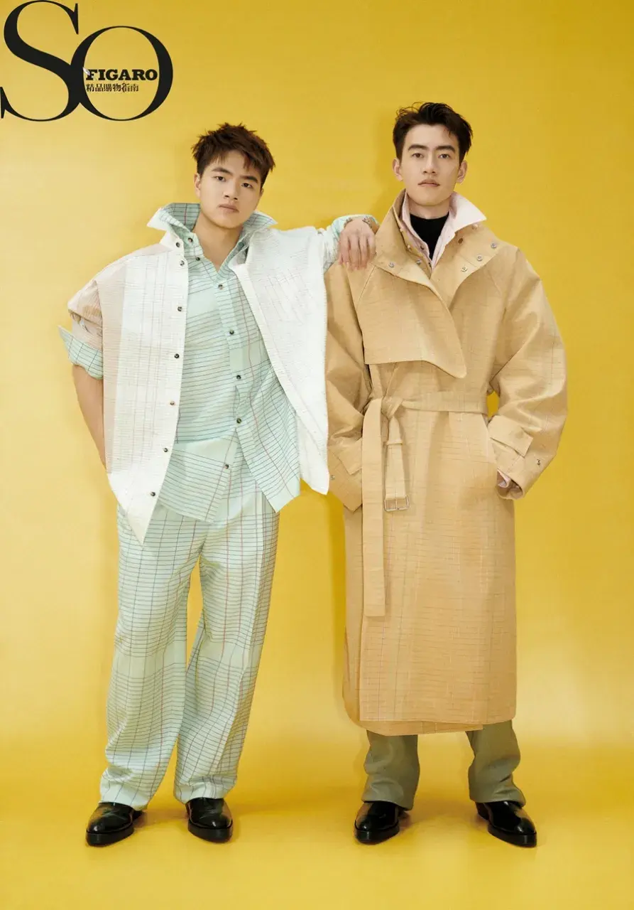 Liang Weikeng & Wang Chang @ SoFIGARO China August 2024