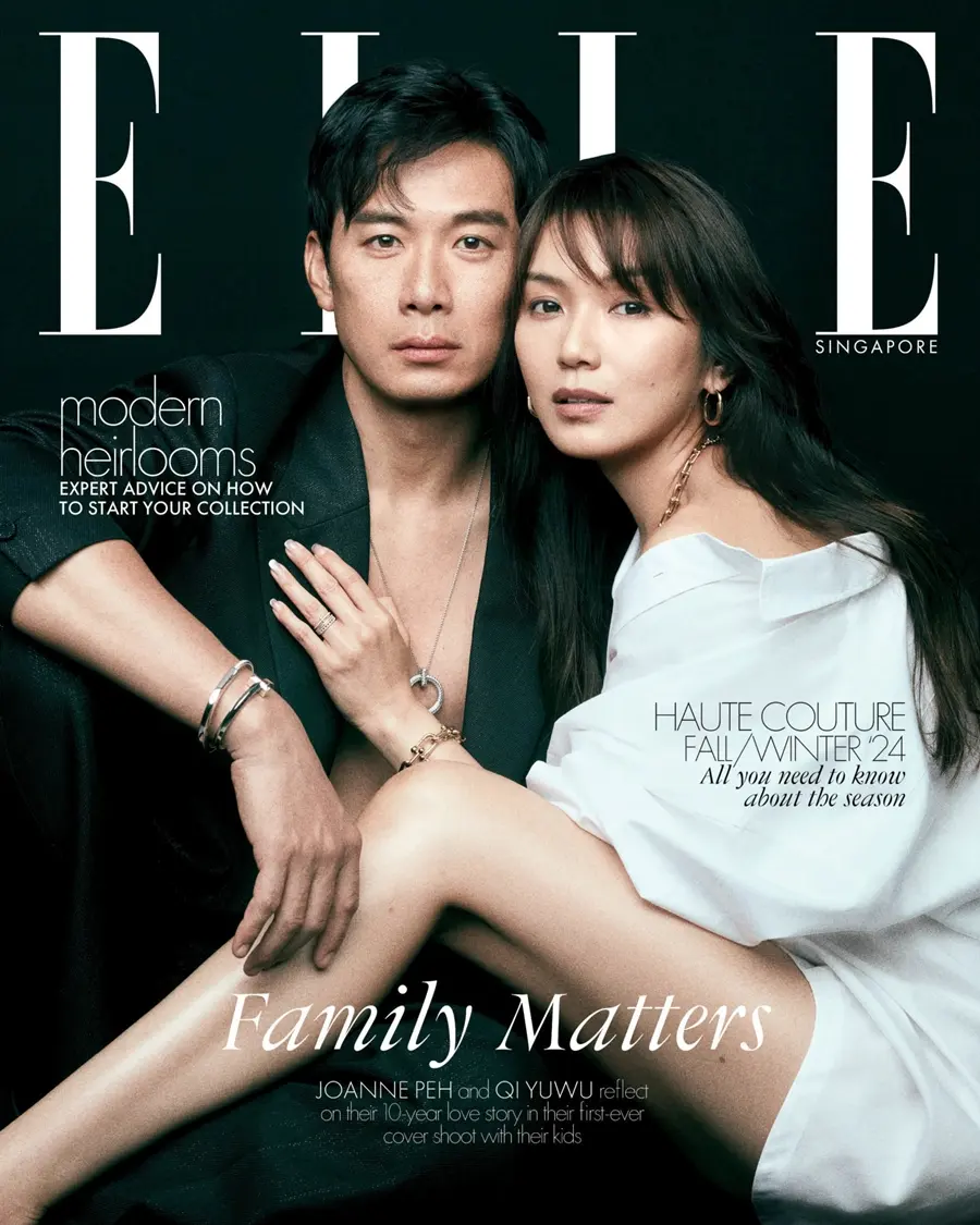 Joanne Peh & Qi Yuwu @ ELLE Singapore August 2024