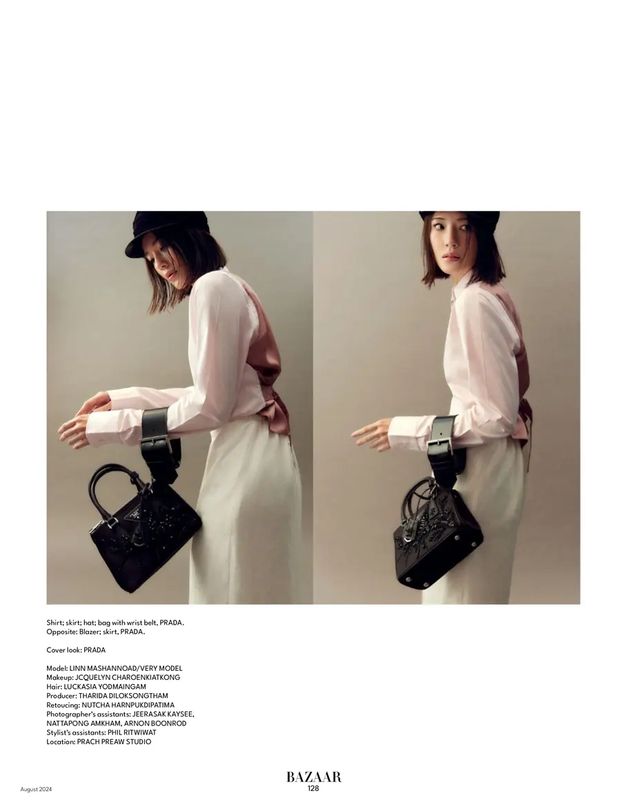 หลิน มชณต @ Harper's BAZAAR Singapore August 2024