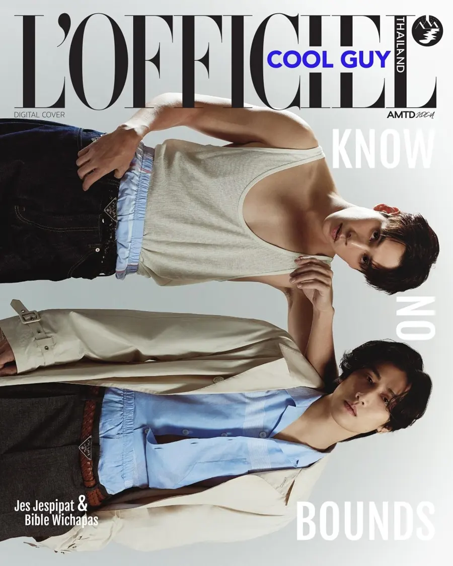 เจษ-เจษฎ์พิพัฒ & ไบเบิ้ล-วิชญ์ภาส @ L'Officiel Thailand August 2024