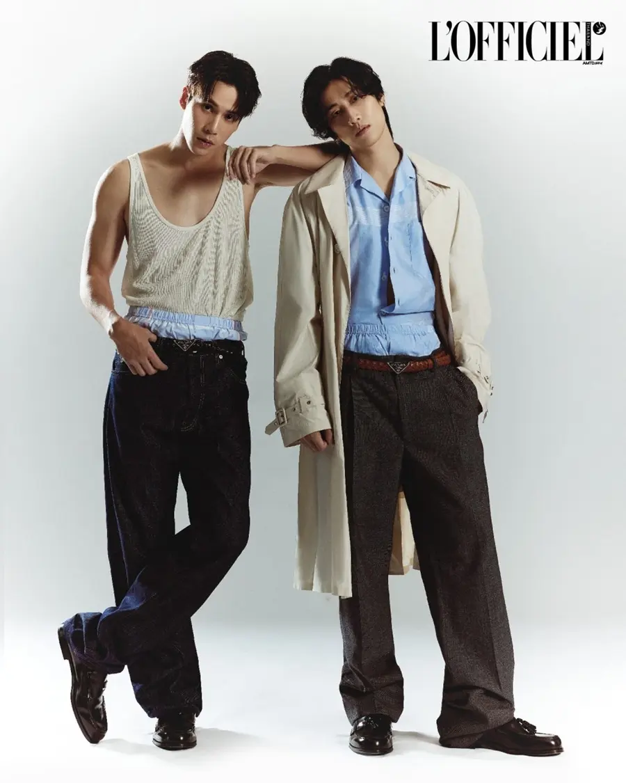 เจษ-เจษฎ์พิพัฒ & ไบเบิ้ล-วิชญ์ภาส @ L'Officiel Thailand August 2024