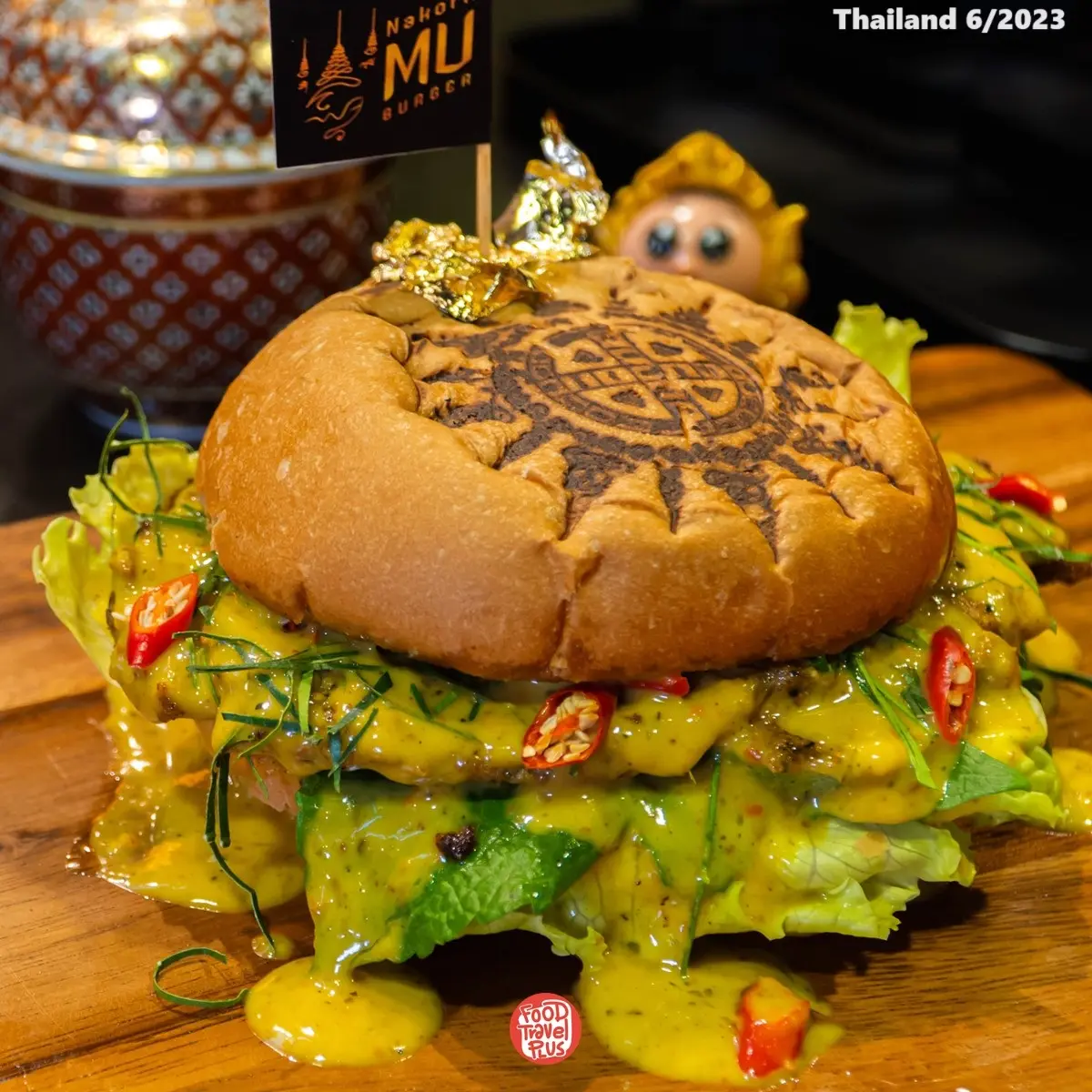 Beef Khua Kling Flavour from Southern Thailand with Strength Enhanced Yantra รสคั่วกลิ้งเนื้อจากภาคใต้ และยันต์คงกระพันชาตรี