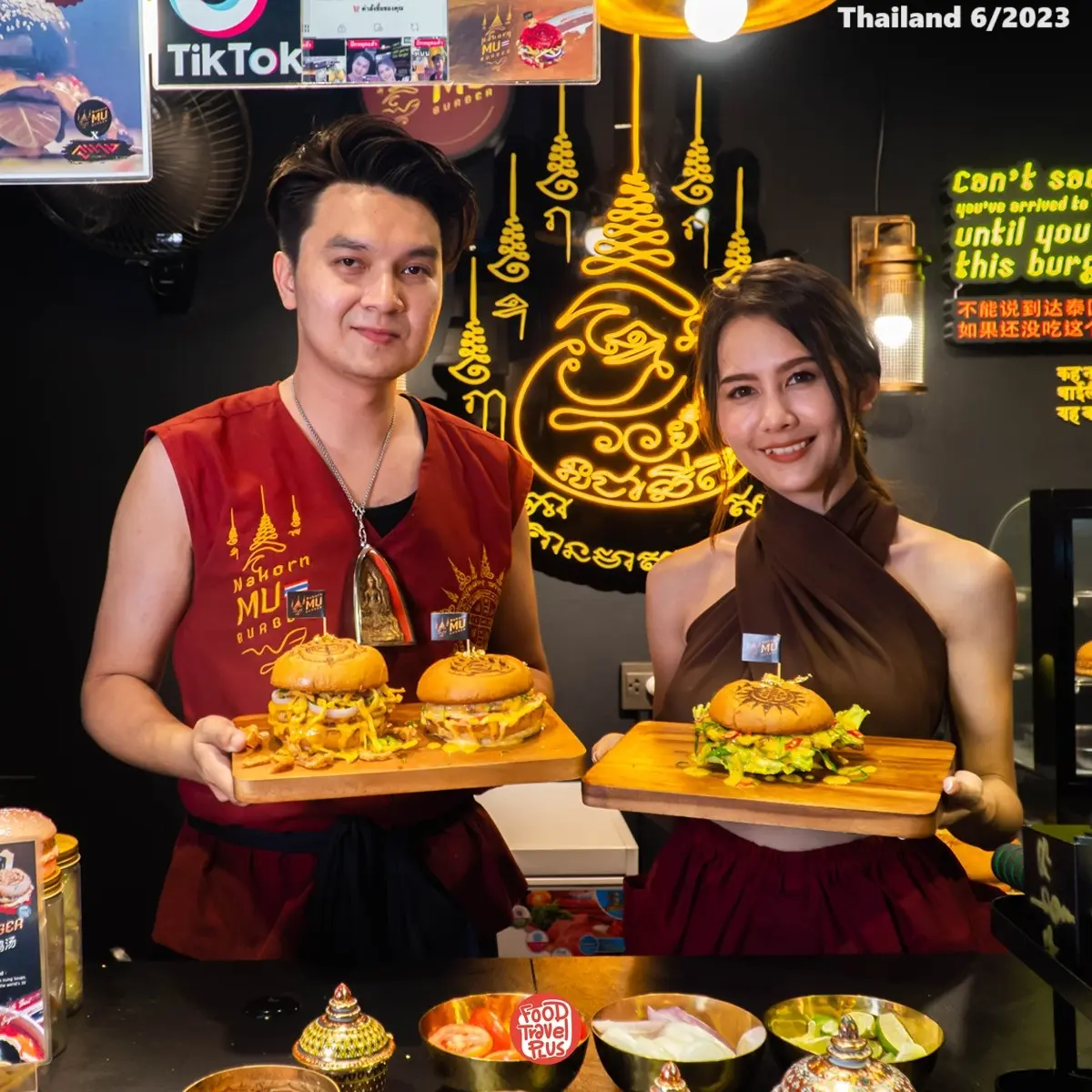 Burgers with Thai Yantra 🇹🇭