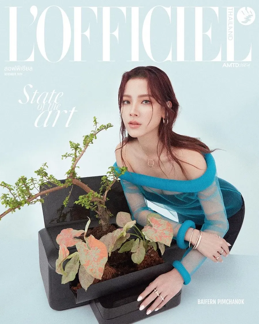 ใบเฟิร์น-พิมพ์ชนก @ L&rsquo;OFFICIEL Thailand November 2024