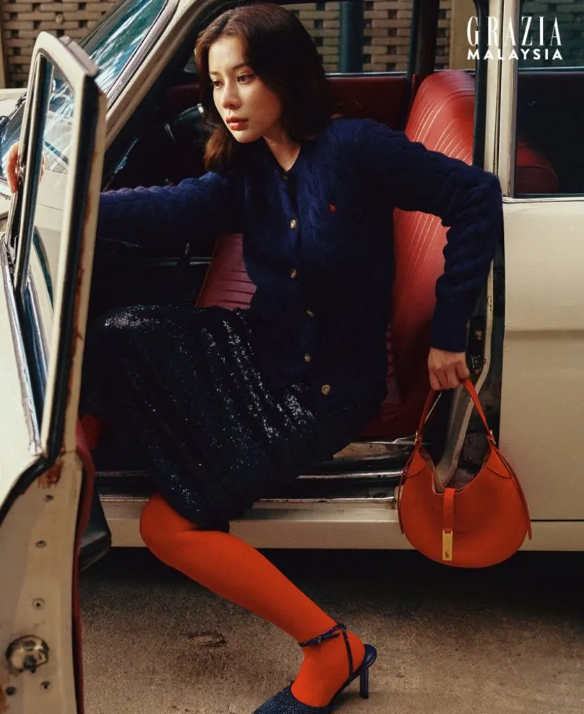 เก้า สุภัสสรา @ GRAZIA Malaysia December 2024-January 2025