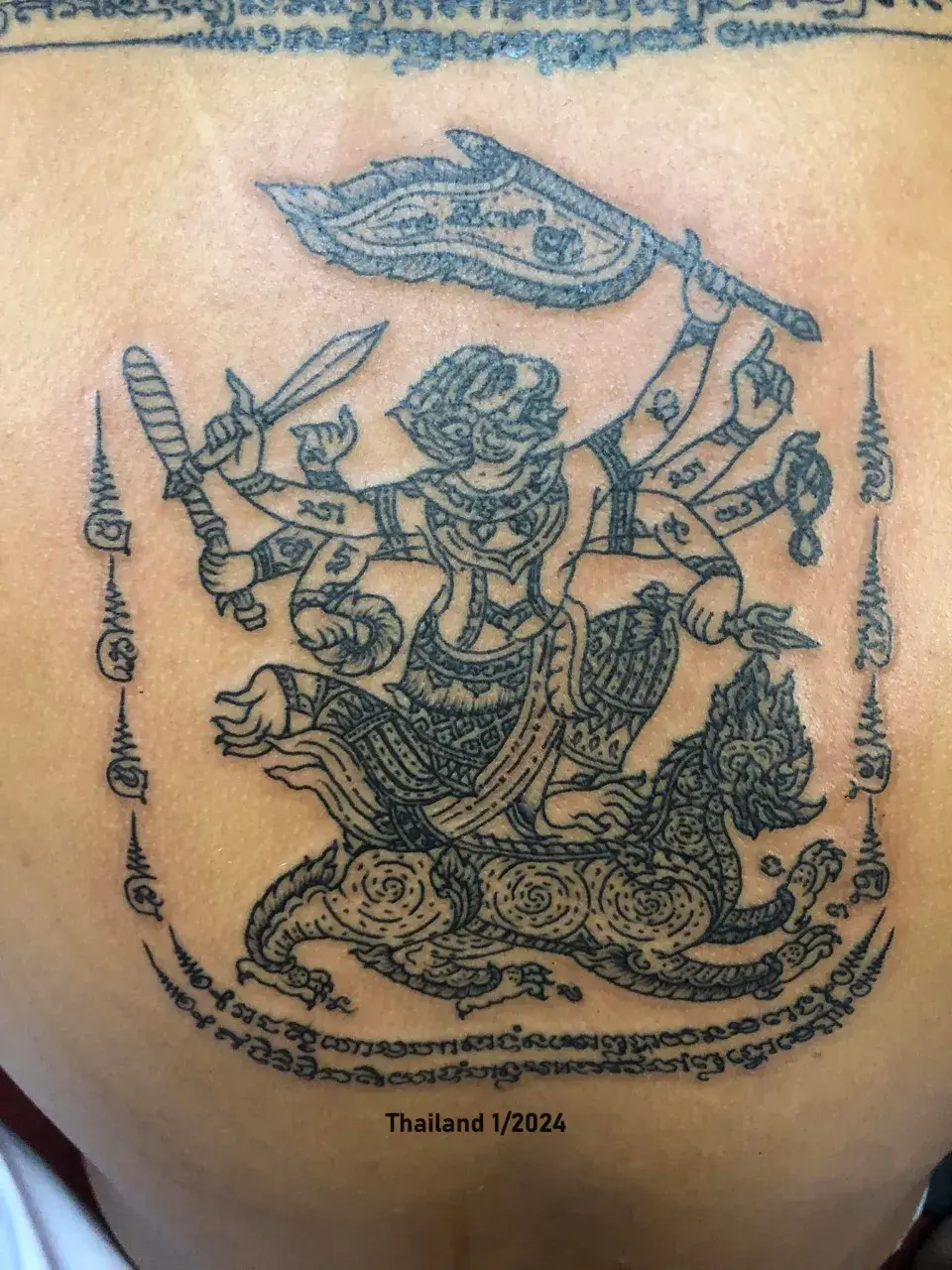 Thai Sak Yant: Hanuman Tua Kao 🇹🇭