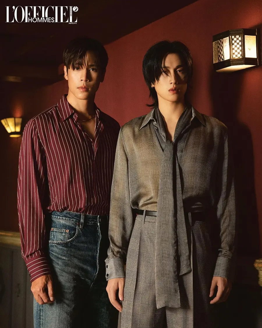 เจษ-เจษฎ์พิพัฒ & ไบเบิ้ล-วิชญ์ภาส @ L&rsquo;OFFICIEL HOMMES Thailand December 2024
