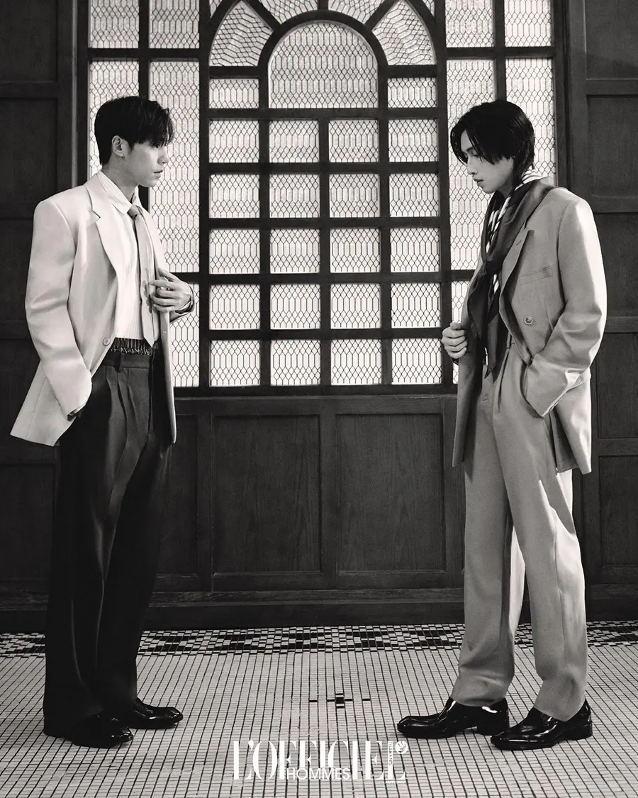 เจษ-เจษฎ์พิพัฒ & ไบเบิ้ล-วิชญ์ภาส @ L&rsquo;OFFICIEL HOMMES Thailand December 2024