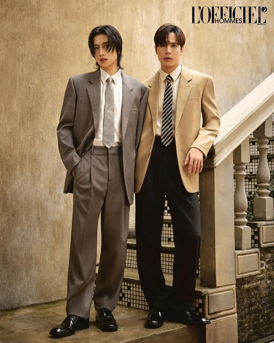 เจษ-เจษฎ์พิพัฒ & ไบเบิ้ล-วิชญ์ภาส @ L&rsquo;OFFICIEL HOMMES Thailand December 2024