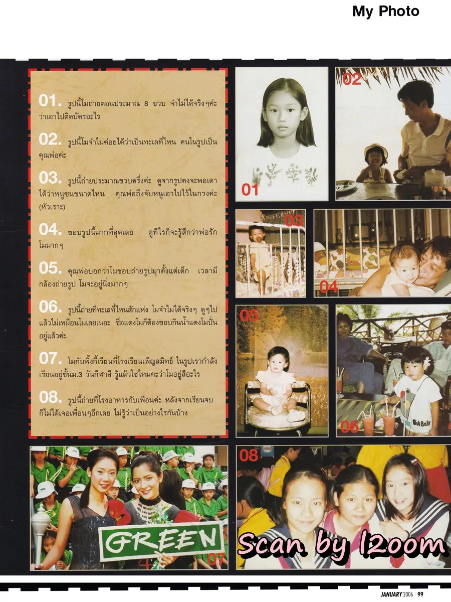 (วันวาน) แตงโม-ภัทรธิดา @ Lite Magazine vol.8 no.10 January 2006