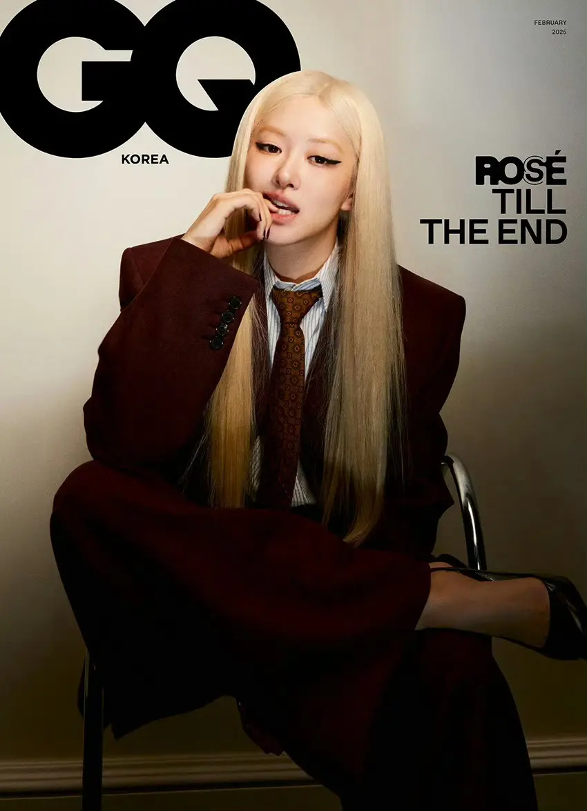 ROS&Eacute; @ GQ Korea February 2025