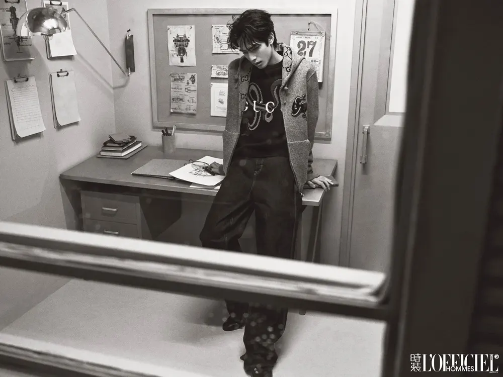 Song Weilong @ L&rsquo;OFFICIEL HOMMES China January 2025