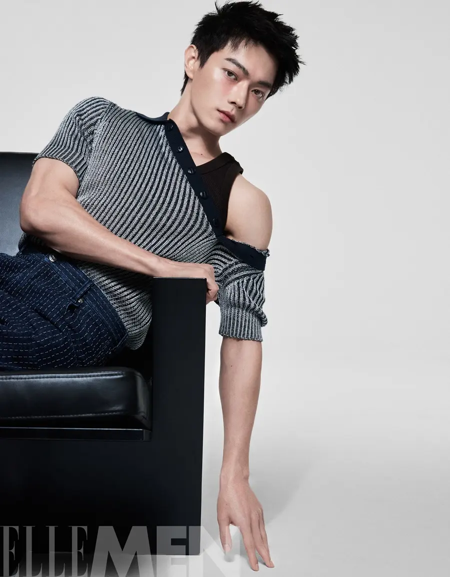 Xu Kai @ ELLEMEN China February 2025