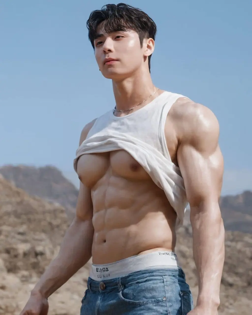 รักกล้ามเขา
